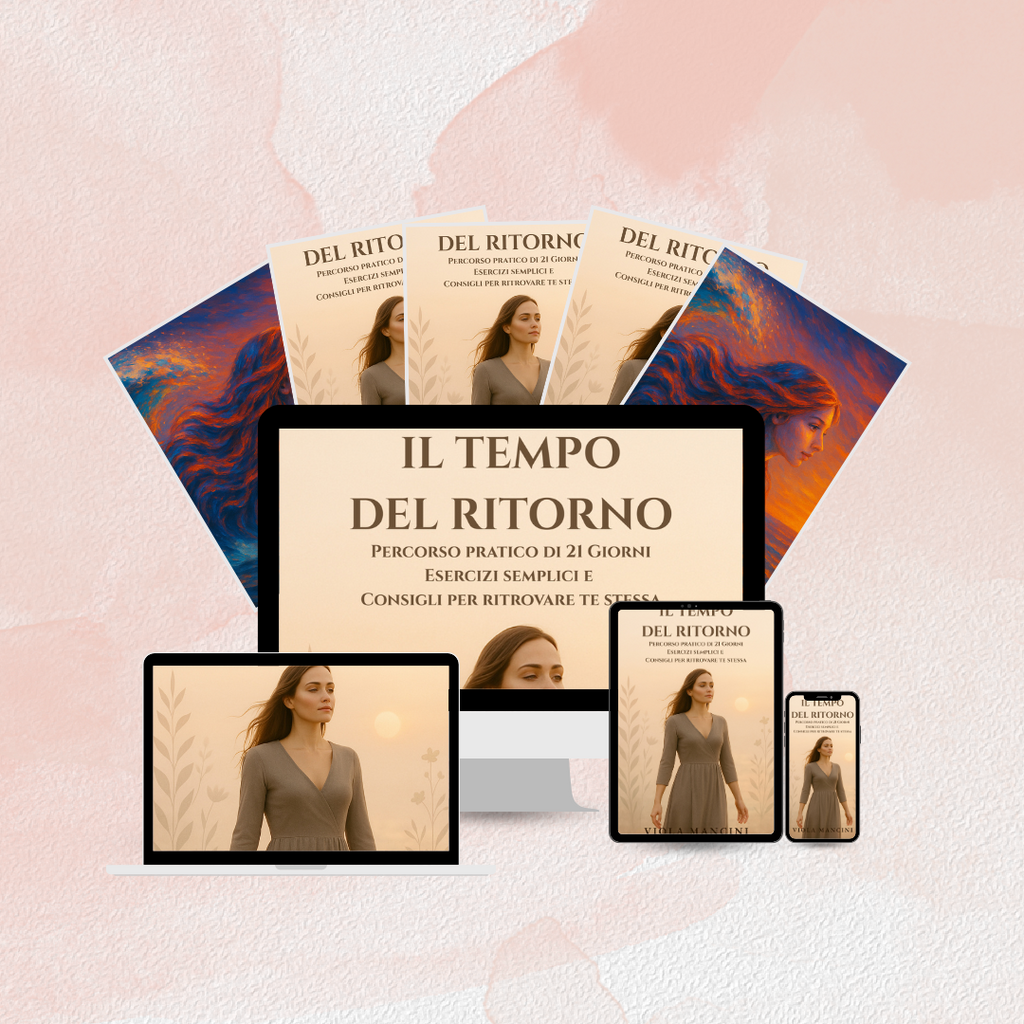Il Tempo del Ritorno – Percorso Pratico di 21 Giorni per Ritrovare Te Stessa | Ebook Crescita Personale e Benessere Donna